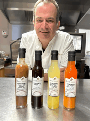 Vinaigres pulpés Figue, ail noir, bergamote ou orange sanguine par Good'Epices