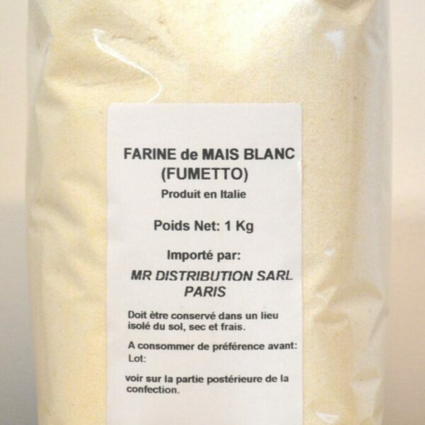 Farine de maïs blanc 1kg