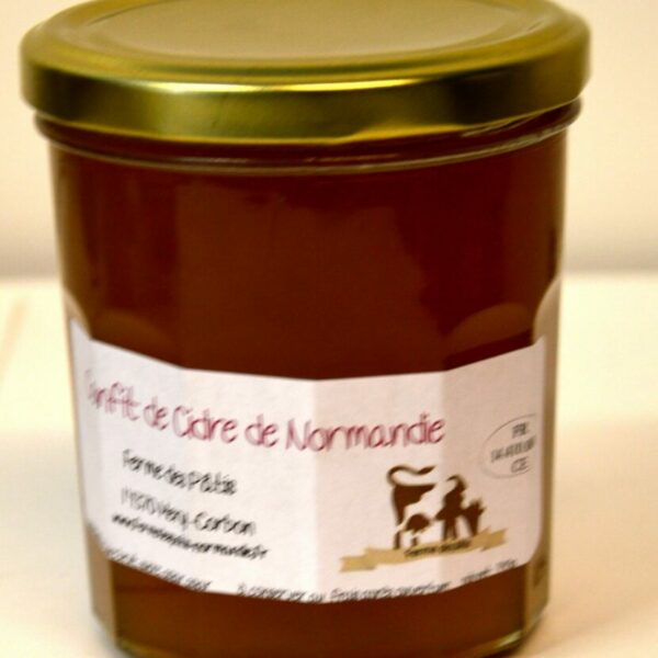 Confit ou gelée de cidre de Normandie 230gr