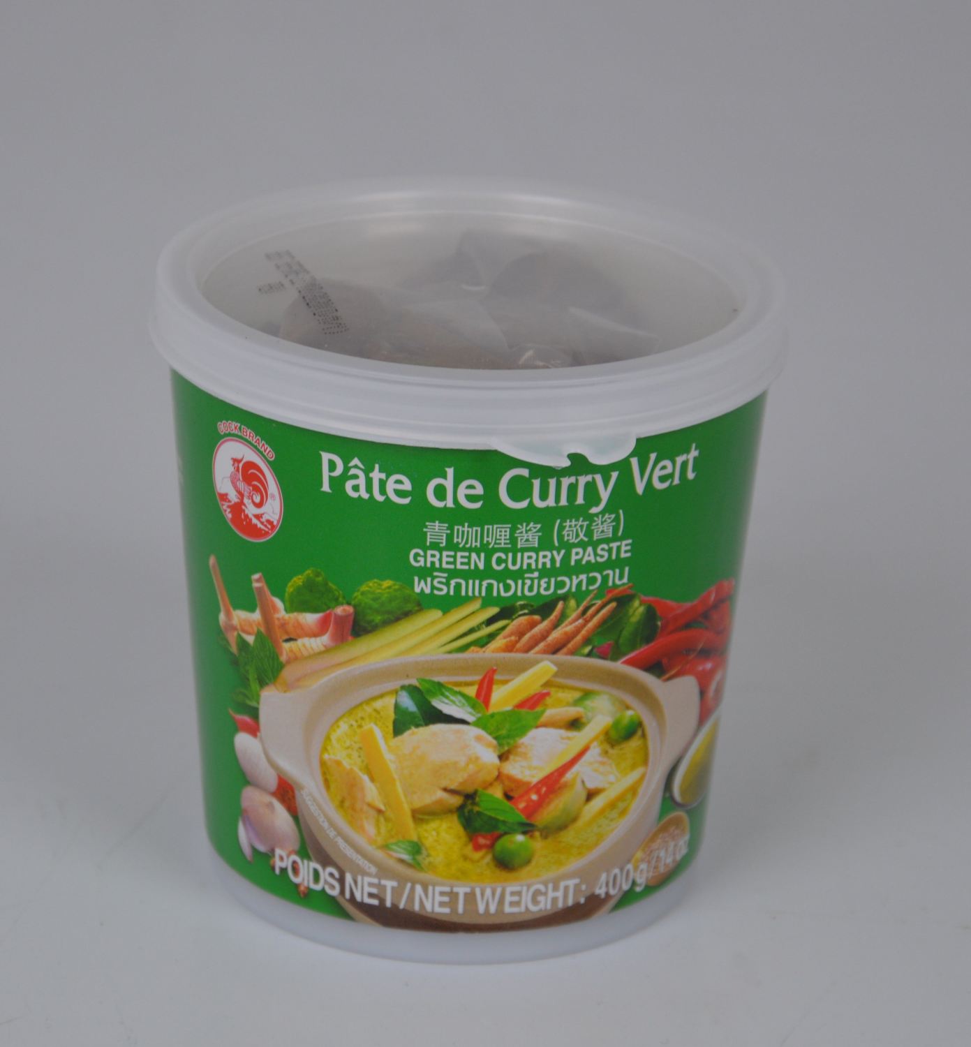 Pâte de curry vert 400gr