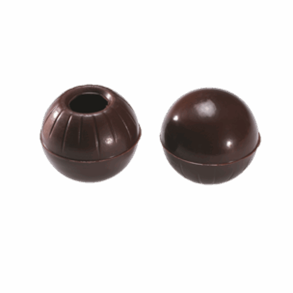 Boules creuses chocolat noir x 504 pièces carton de 1.3kg (Préco)