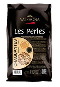 Perles craquantes 3 kg chocolat blond dulcey Valrhona (Préco)