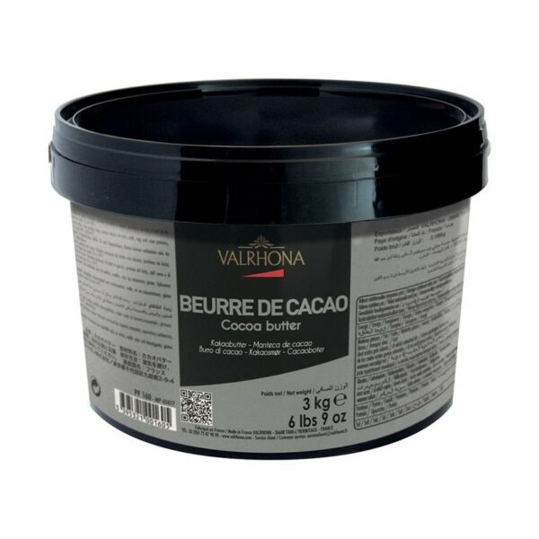Beurre de cacao 3kg Valrhona