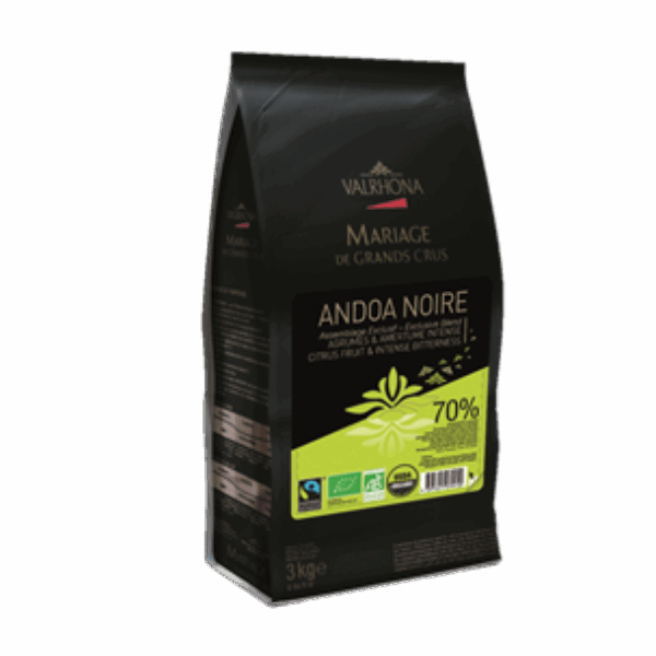 Andoa noire  chocolat noir 70pc 3kg (Préco)
