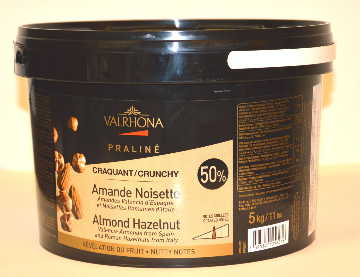Praliné craquant amande noisette 50pc 5kg (préco)
