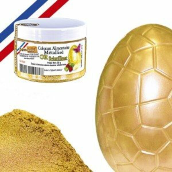 Colorant métallisé scintillant or 20gr (Préco)