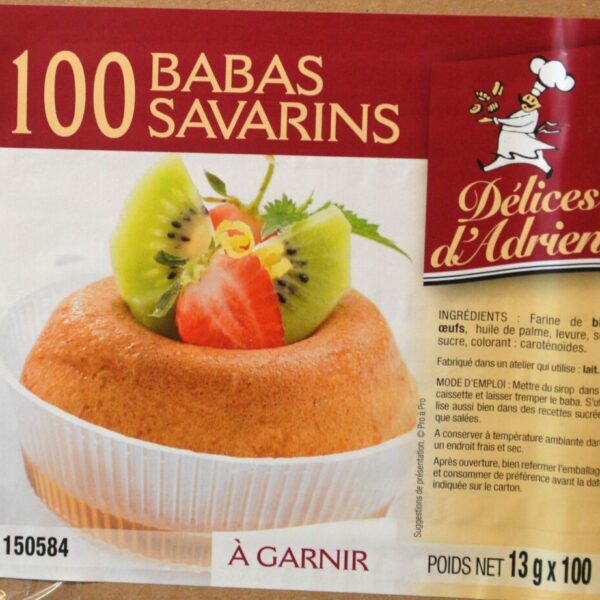 Baba savarin  carton de 100 pièces