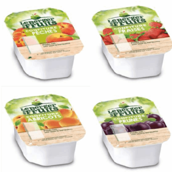 Confiture Assortiment 20gr x 144pcs 3 Parfums Berger des Fruits (Préco)