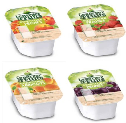 Confiture Assortiment 20gr x 144pcs 3 Parfums Berger des Fruits (Préco)