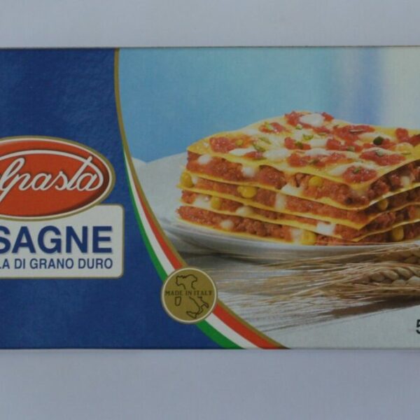 Pâte à lasagne en 500gr