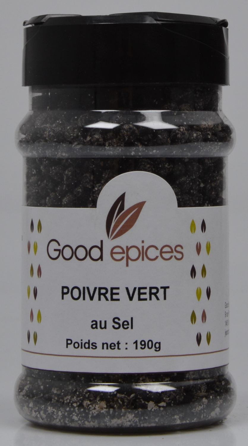 Poivre Vert Sel 190gr