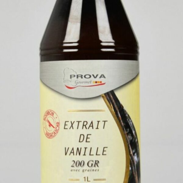 Extrait de vanille bourbon Madagascar avec graine 1 litre