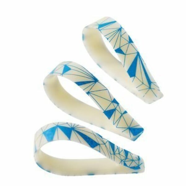 Bouclette blanche effet miroir x 210 pièces 35x6mm