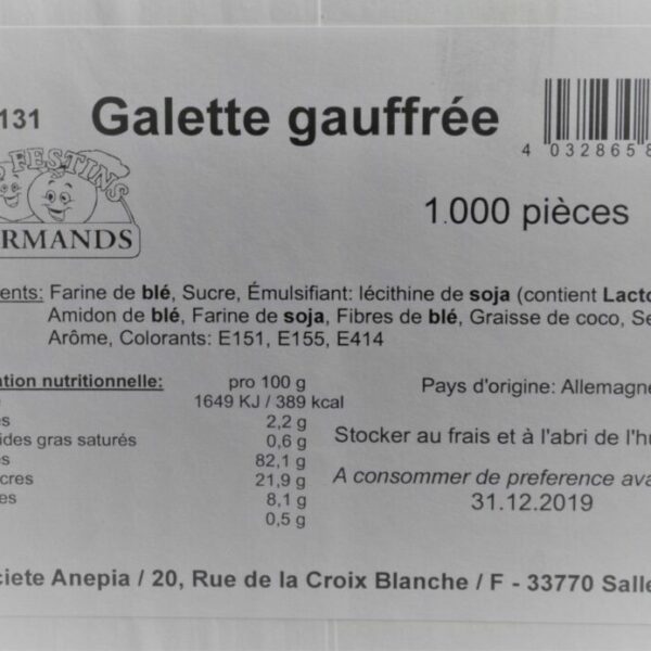 Biscuits Personnalisés Festins Normands x1000 pièces