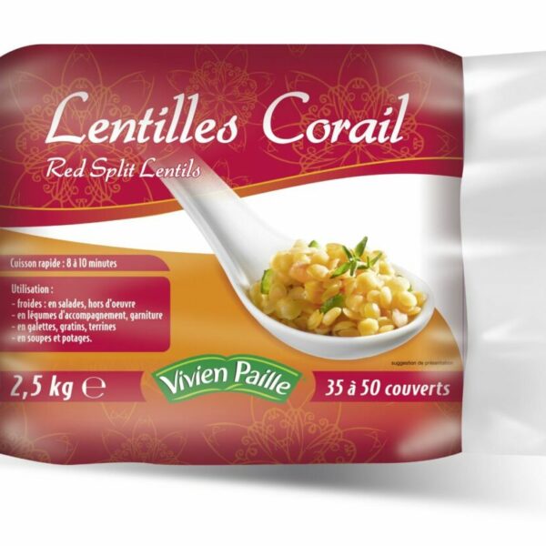 Lentille Corail sac 2.5kg