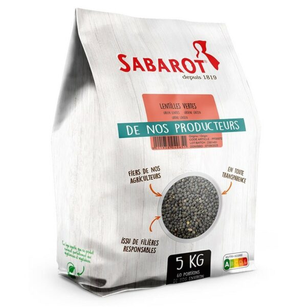 Lentille verte sac 5kg
