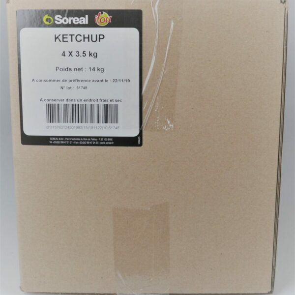 Ketchup carton de 4 poches de 3.5kg pour distributeur (Préco)