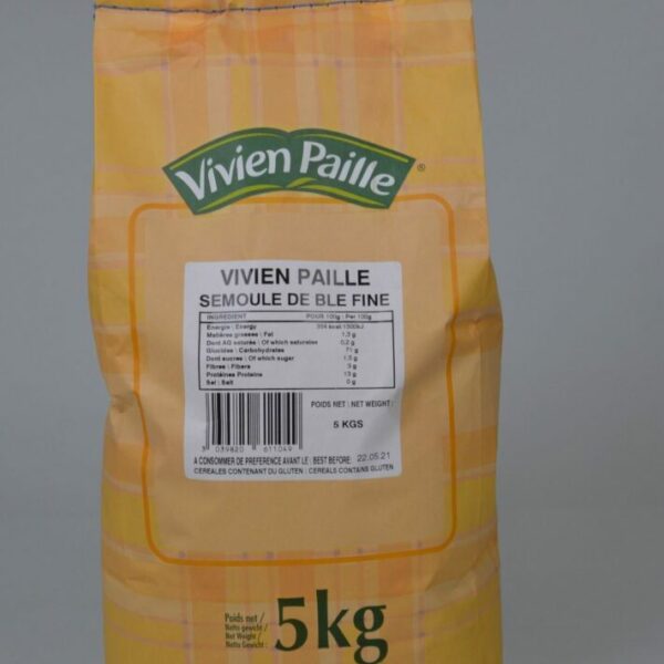 Semoule de ble dur fine sac 5kg