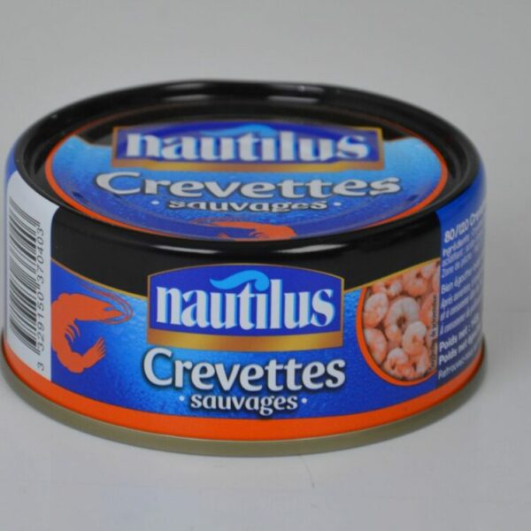 Crevettes sauvages boite de 145gr