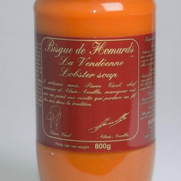 Bisque de homard La Vendéenne pot de 800gr