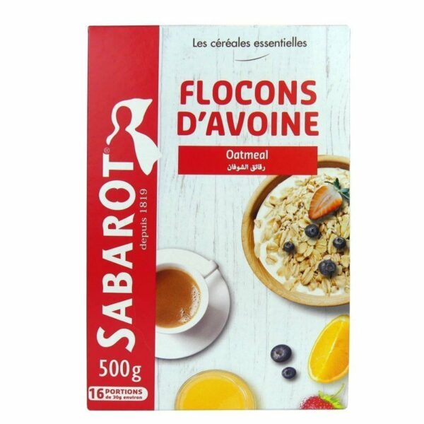Flocons d'avoine boîte de 500gr
