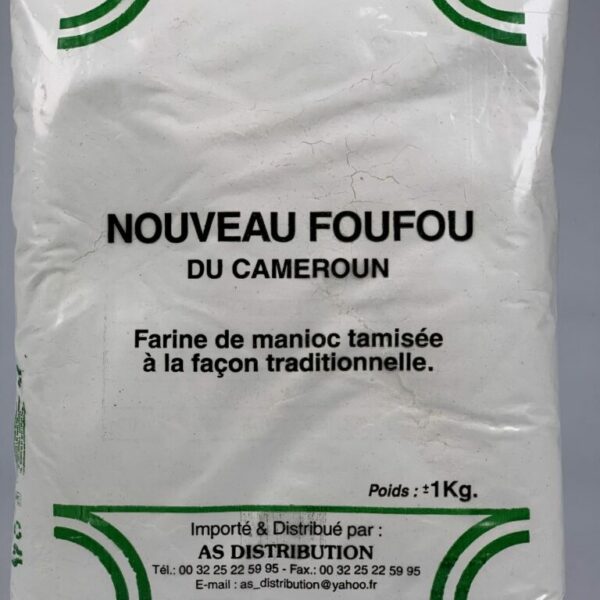 Farine manioc tamisée nouveau foufou 500grs