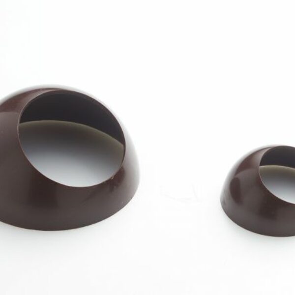 Grands dômes lune chocolat noir boîte de 45 pièces