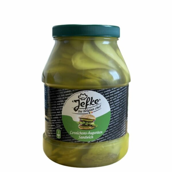 Cornichons Grandes Lamelles pot de 2.3kg