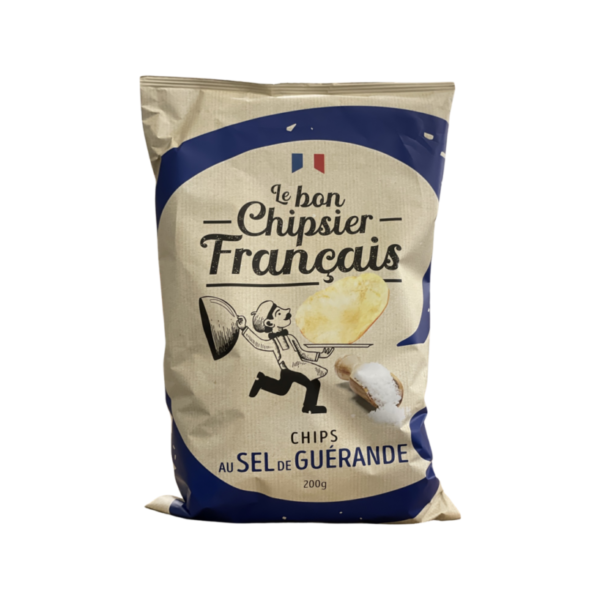 Chips nature au sel de guérande 200gr carton de 16 pièces