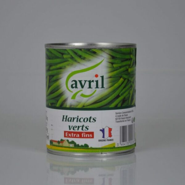 Haricot vert extra fin boite 4/4