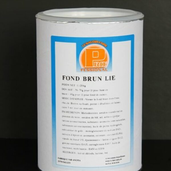 Fond Brun lie 650gr