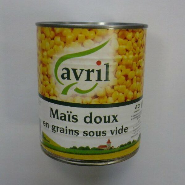 Mais Grains Sous vide boite 4/4