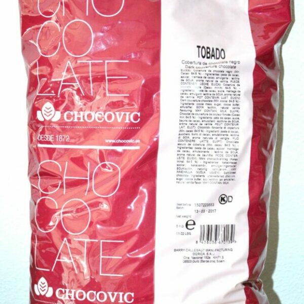 Chocolat Noir Tobado 64.5 P/C X5kg