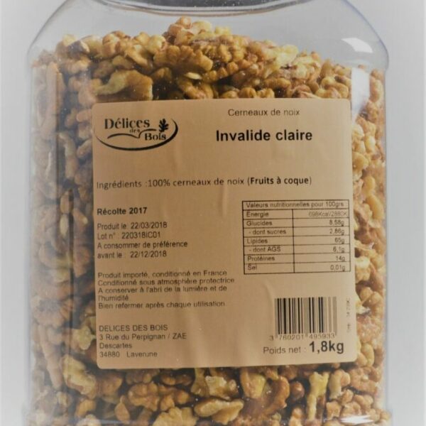 Cerneaux de Noix ARLEQUIN INVALIDE  1kg