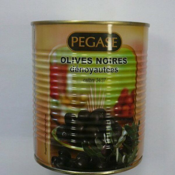 Olives Noires Denoyautées 30/33 boite 4/4