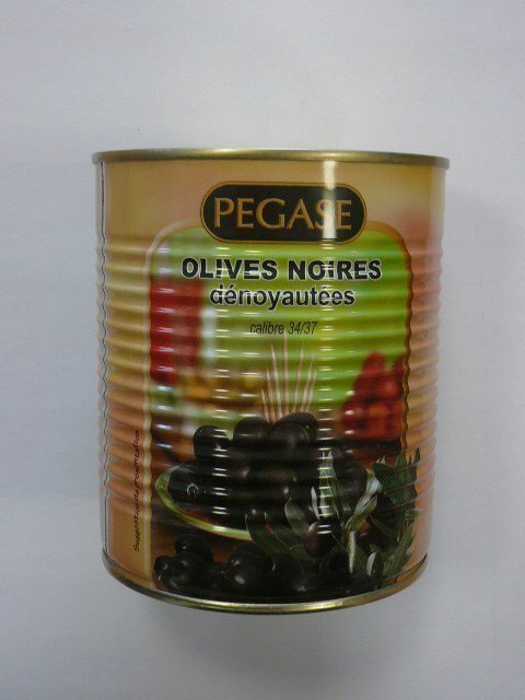 Olives Noires Denoyautées 30/33 boite 4/4