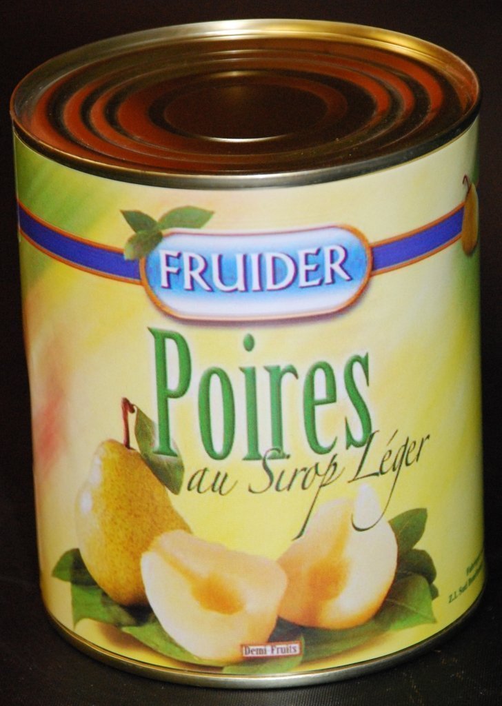 Poire Williams demi sirop leger boite 4/4
