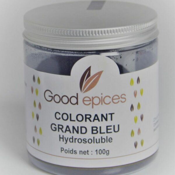 Colorant alimentaire grand bleu hydrosoluble 100gr (Préco)