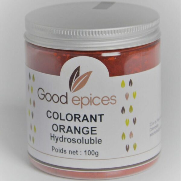 Colorant Alimentaire Orange hydrosoluble 100gr (Préco)