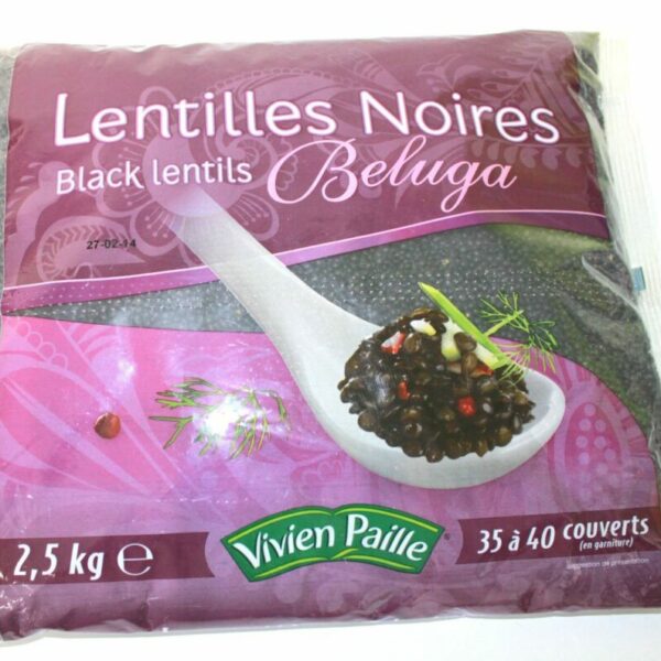 Lentille Noire Beluga 2.5kg