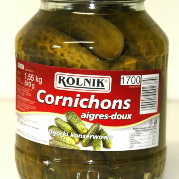 Cornichons Gros calibre 850 ml
