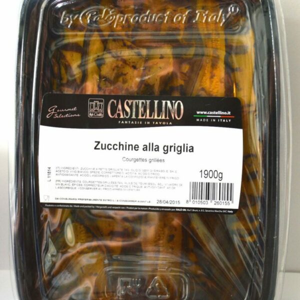 Courgettes Grillées Barquette 1900gr