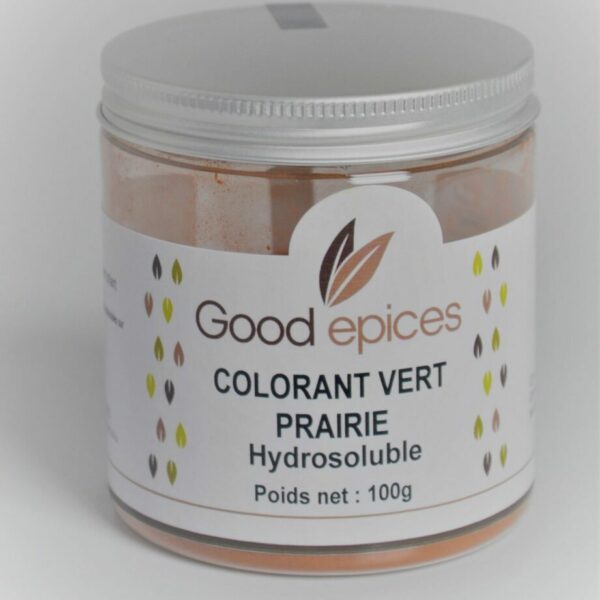 Colorant Alimentaire vert prairie hydrosoluble 100gr (Préco)