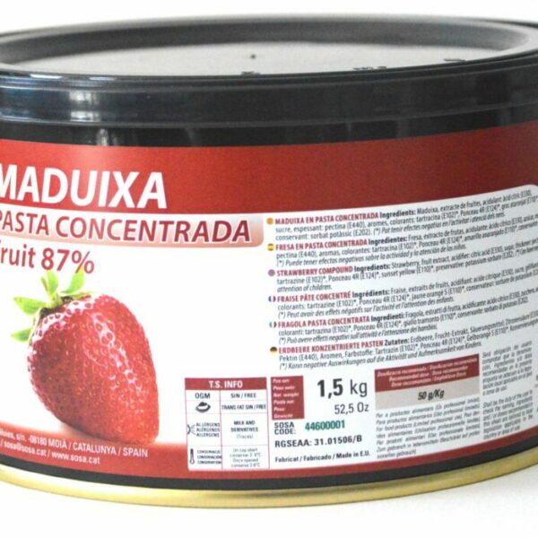 Pâte concentrée de fraise 1.5kg (Préco)